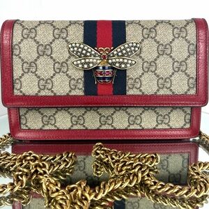 Gucci Queen Margaret Wallet on Chain GHW